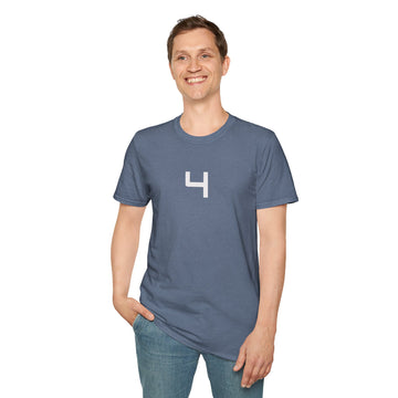 4 Blue and Silver - 2 the Point T's - by FletchAnswers.com Printify