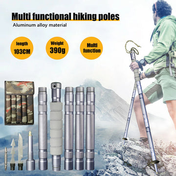 Trekking Poles Carbon Fiber Trekking Poles Walking Stick For Tourism Collapsible Telescopic Sticks Hiking Poles Tool Kits