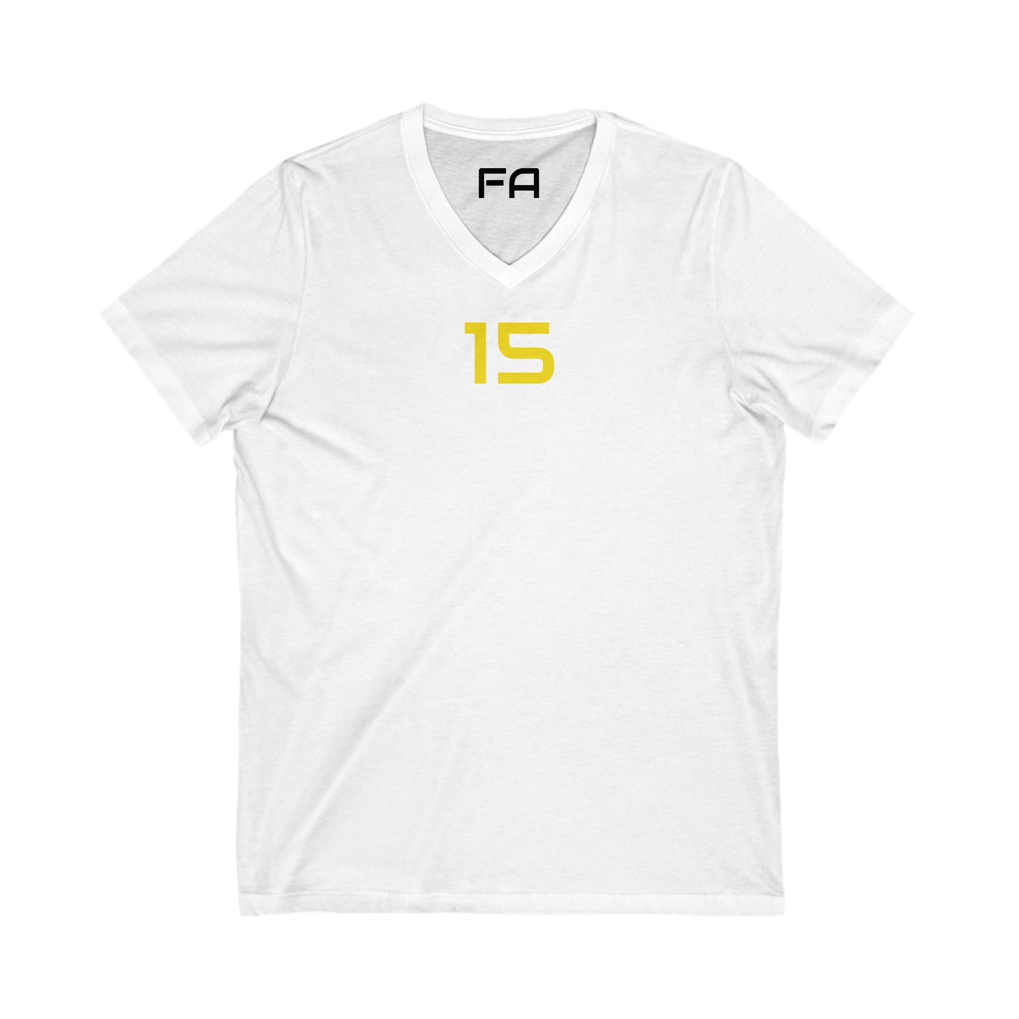 Female V-Neck Tee - Female Number 15 Kansas City Football Shirt