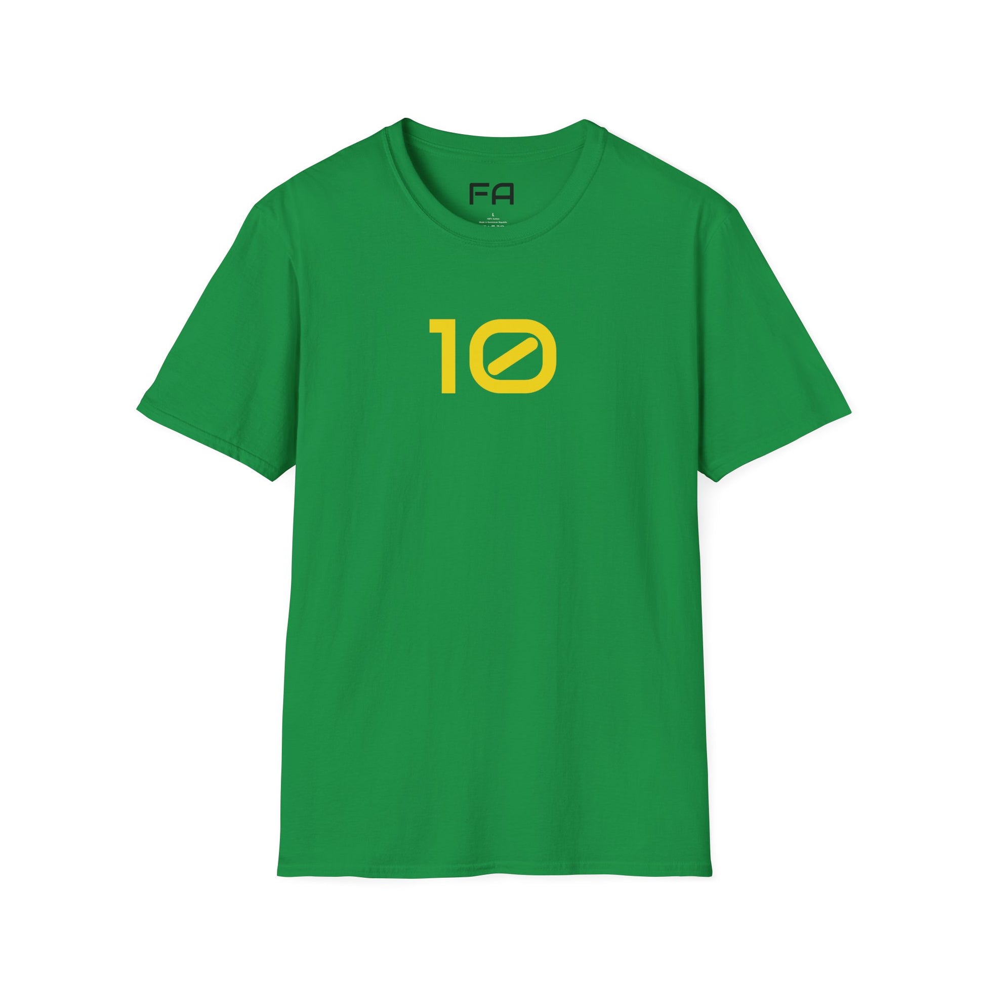 Green Bay Football #10 Unisex Softstyle T-Shirt, Packers Fan Tee, Sports Lover Gift, Football Jersey Shirt Printify