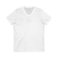 V-Neck Tee - Female Number 16 Detroit Football Printify