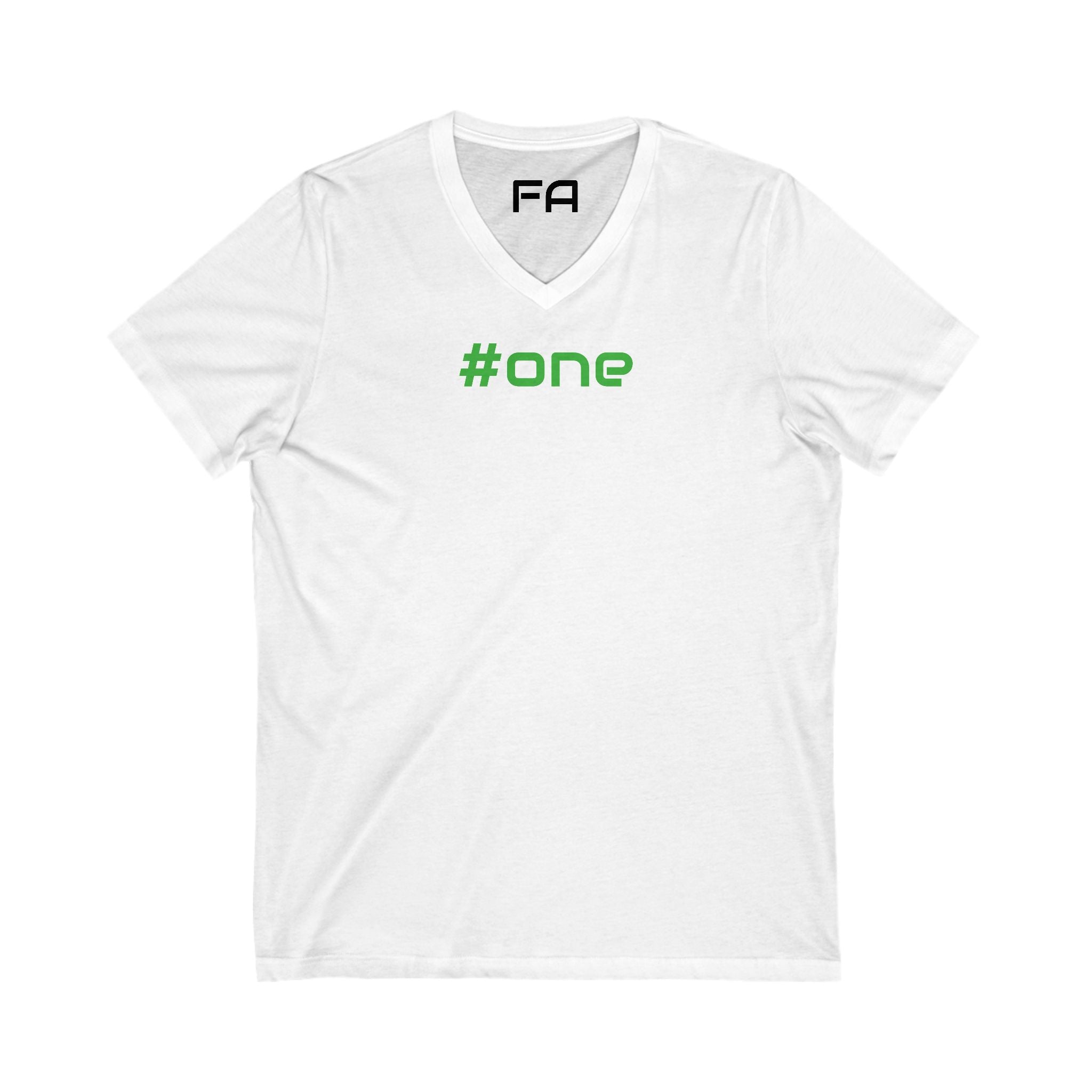 Female V-Neck Tee - Female Number 1 Philadelphia White and Green Football Shirt Printify