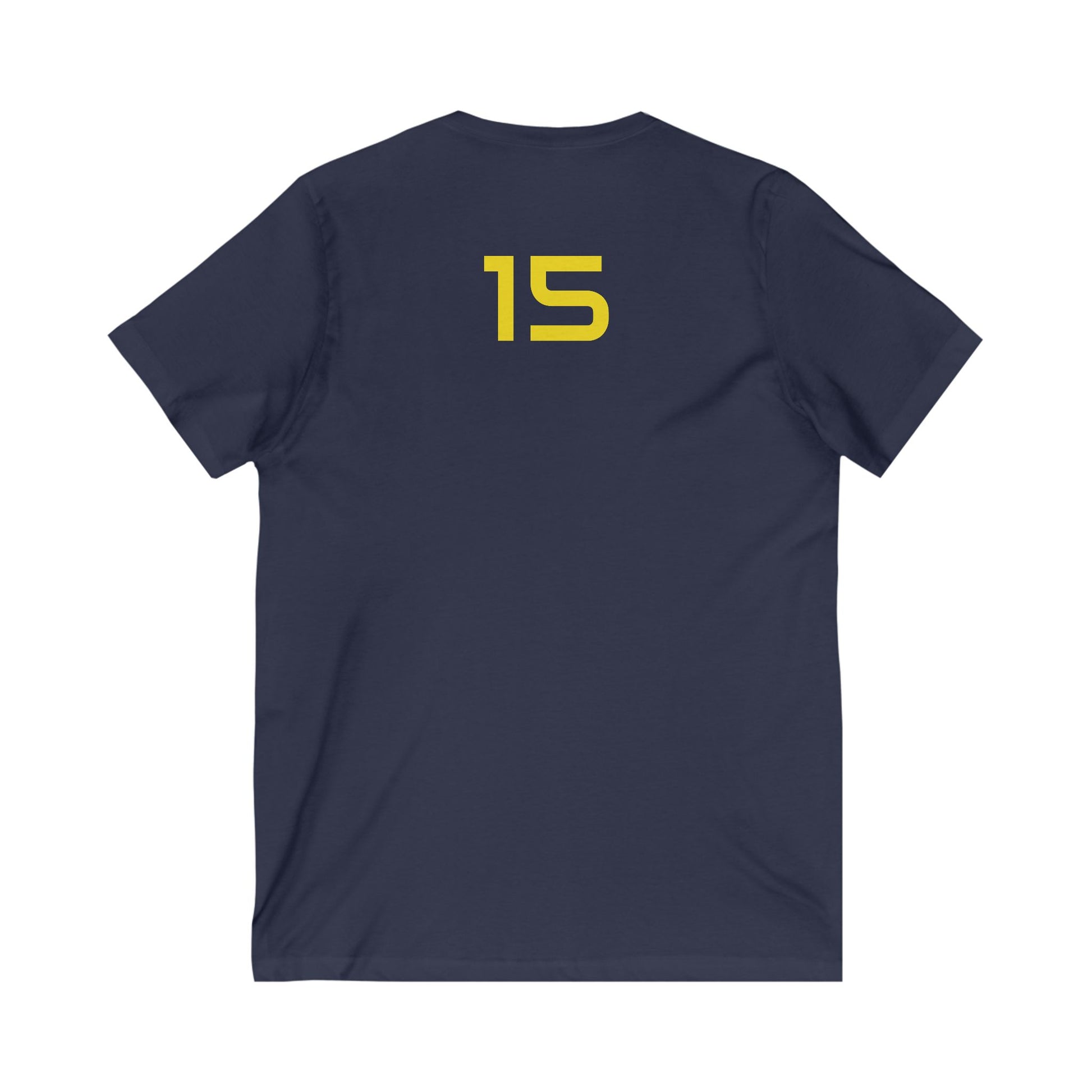 Female V-Neck Tee - Female Number 15 Kansas City Football Shirt Printify