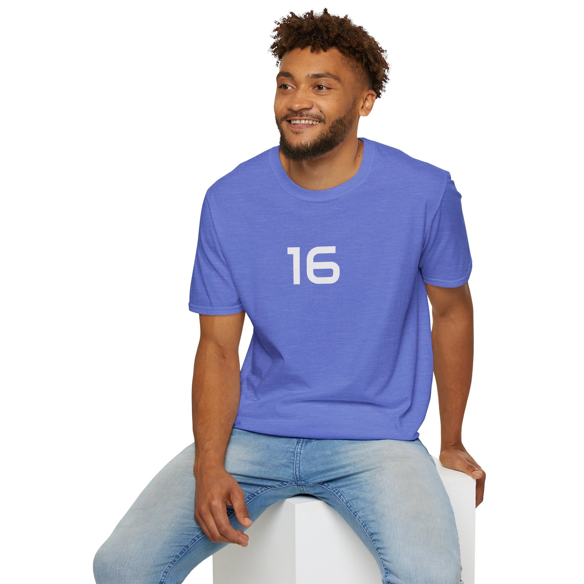 Detroit Football #16 Unisex T-Shirt, Goff Fan Tee, Sports Jersey Shirt, Game Day Apparel, Football Gift Printify