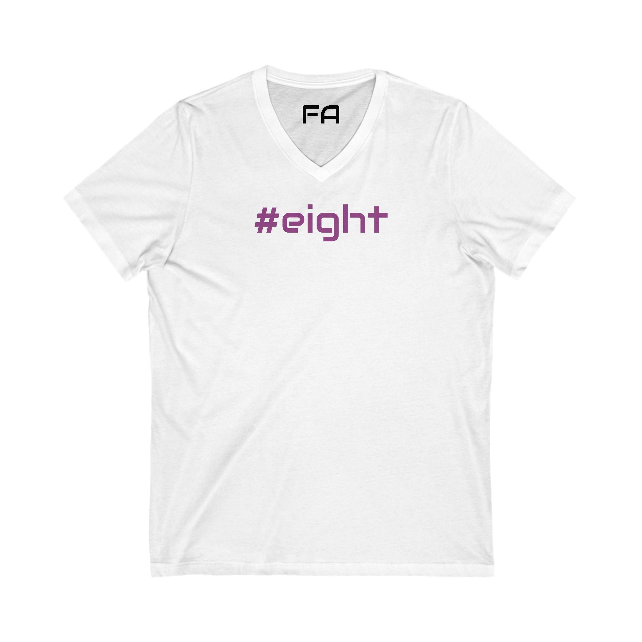 Female V-Neck Tee - Female Number 8 Baltimore Football Shirt