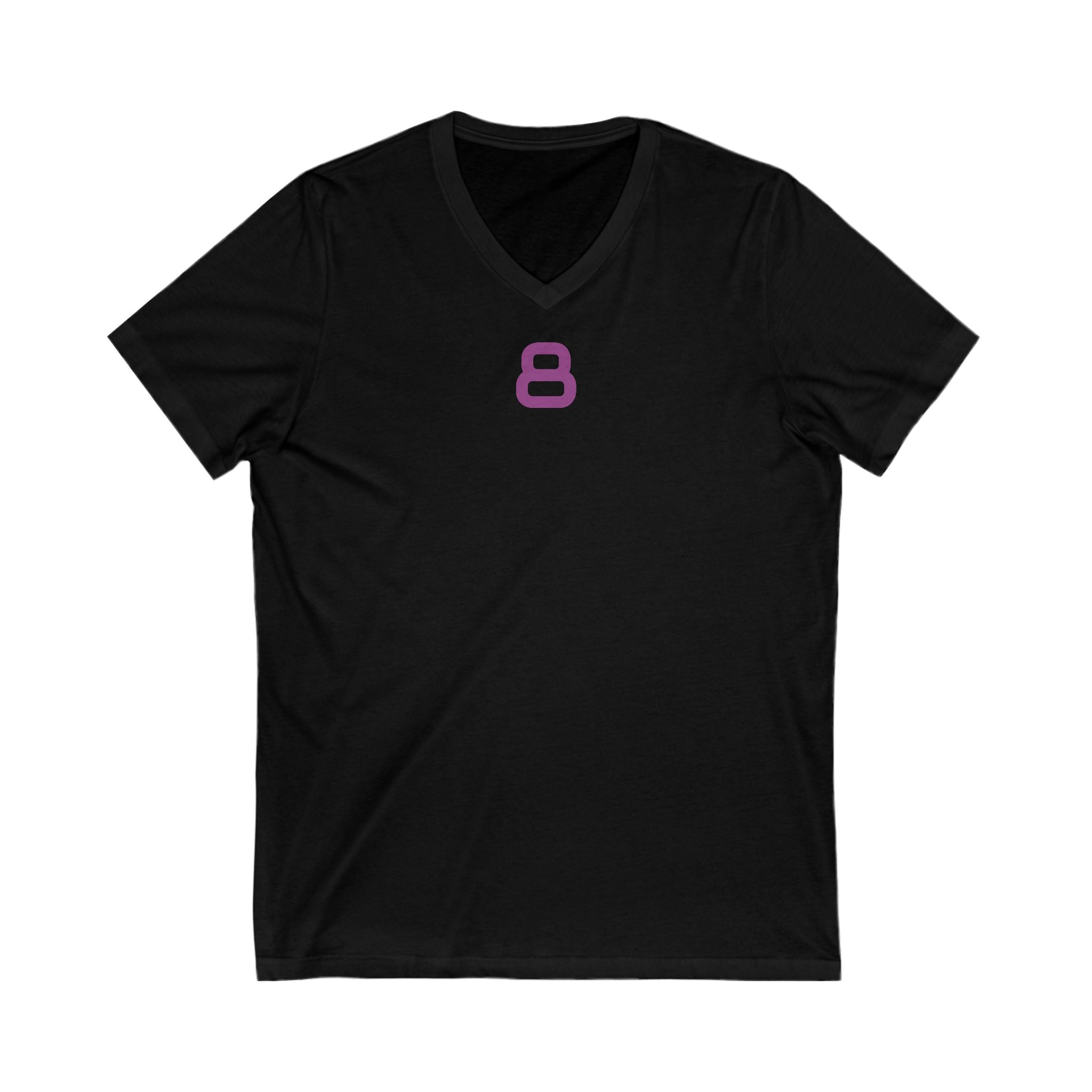 Female V-Neck Tee - Female Number 8 Baltimore Football Shirt