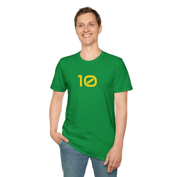 Green Bay Football #10 Unisex Softstyle T-Shirt, Packers Fan Tee, Sports Lover Gift, Football Jersey Shirt Printify