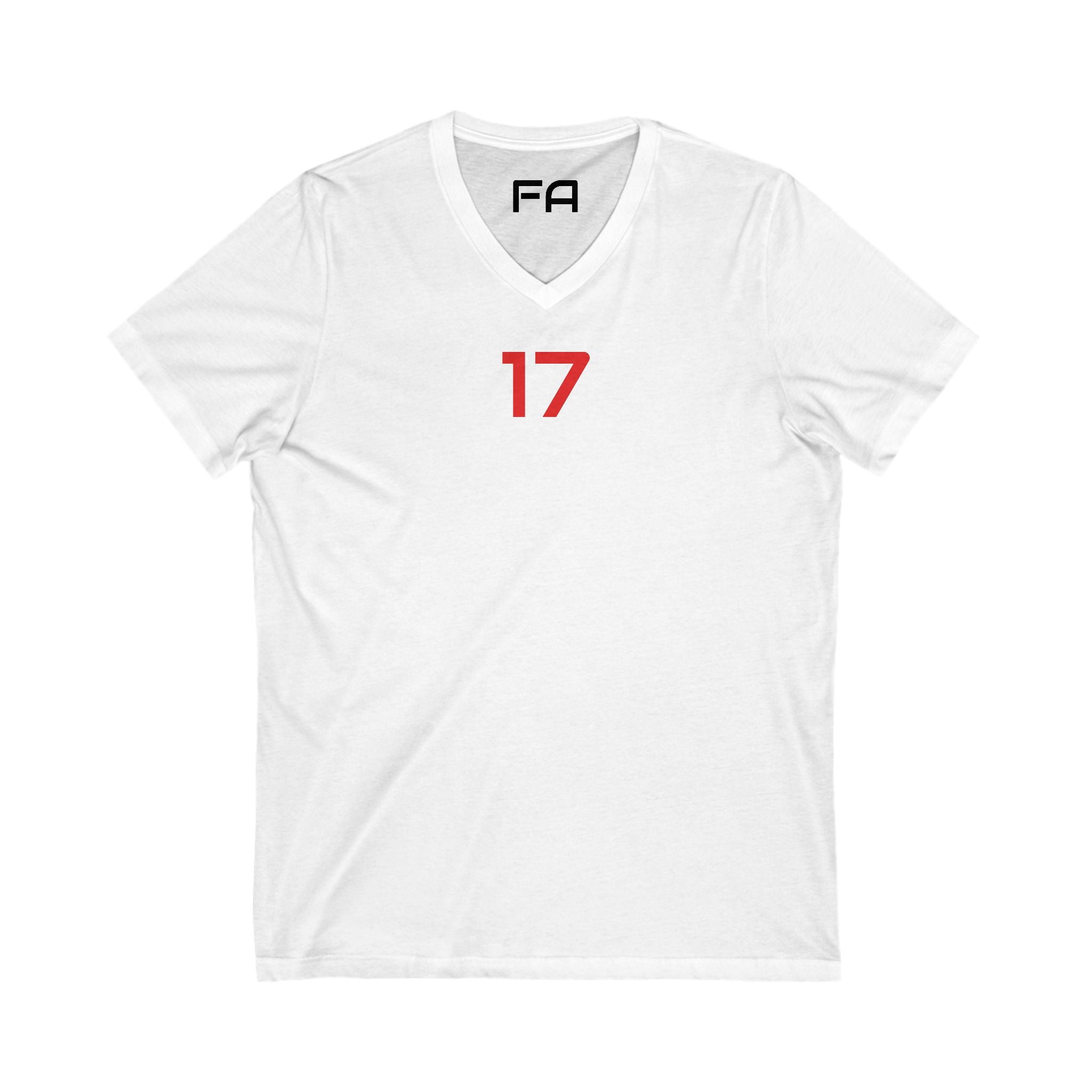 Female V-Neck Tee - Female Number 17 Buffalo Football Shirt