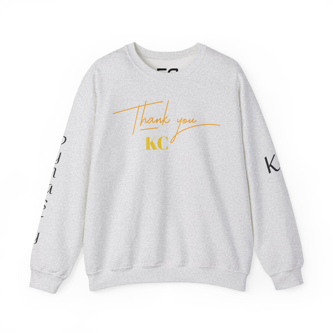 Thank you KC Football by FletchAnswers.com - Unisex Heavy Blend™ Crewneck Sweatshirt