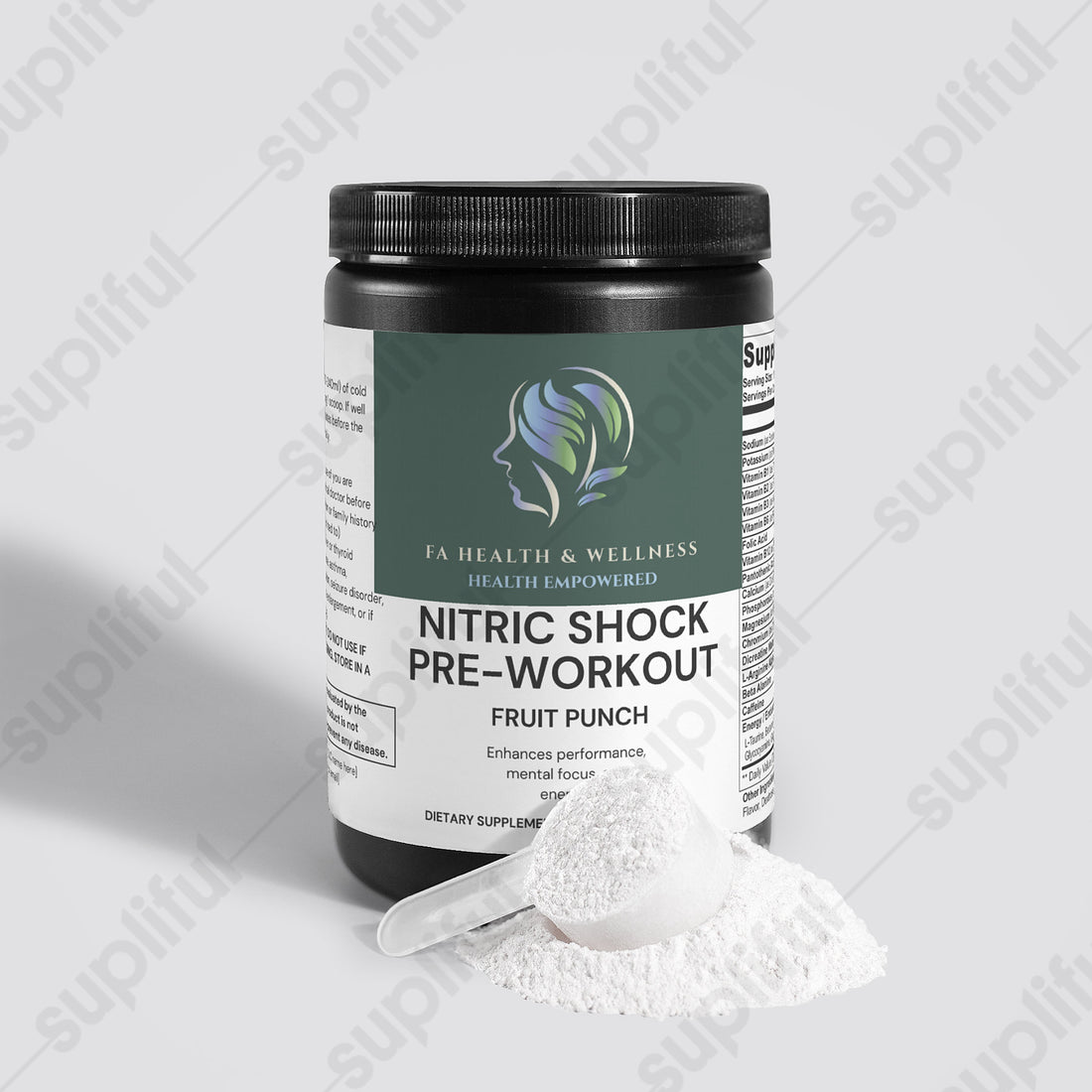 Nitric Shock Pre-Workout Powder (Fruit Punch)