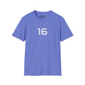 sixteen Healther Blue and Silver - 2 the Point T's  -  by FletchAnswers.com Printify