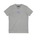 V-Neck Tee - Female Number 16 Detroit Football Printify