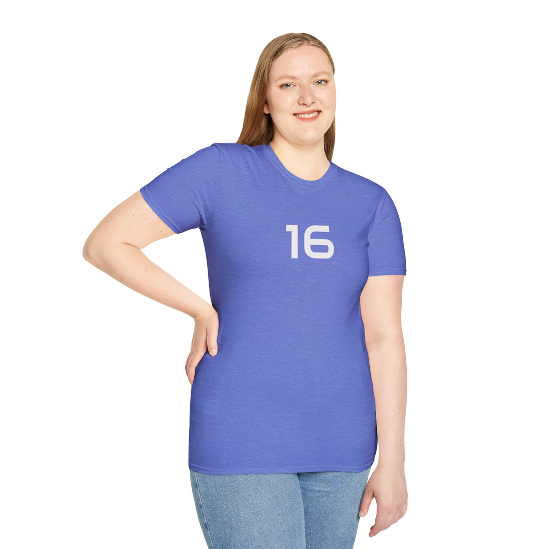 Detroit Football #16 Unisex T-Shirt, Goff Fan Tee, Sports Jersey Shirt, Game Day Apparel, Football Gift Printify