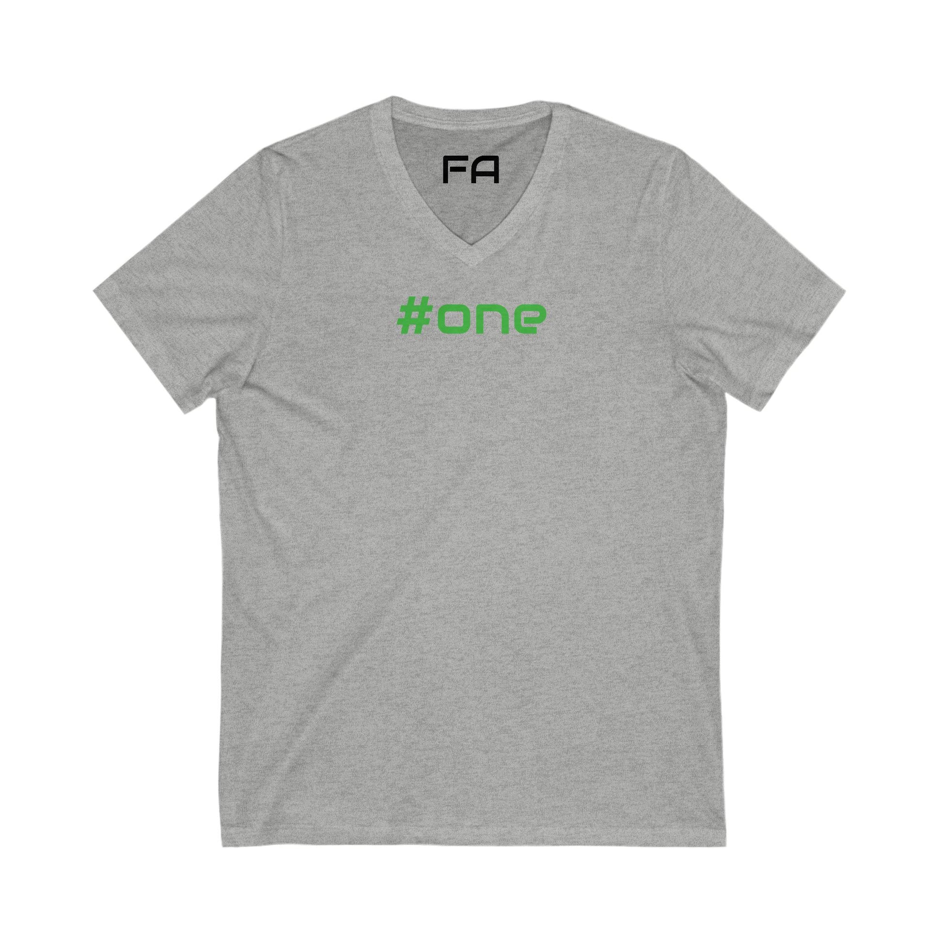 Female V-Neck Tee - Female Number 1 Philadelphia White and Green Football Shirt Printify