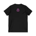 Female V-Neck Tee - Female Number 8 Baltimore Football Shirt Printify