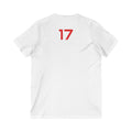 Copy of Female V-Neck Tee - Female Number 17 Buffalo Football Shirt Printify