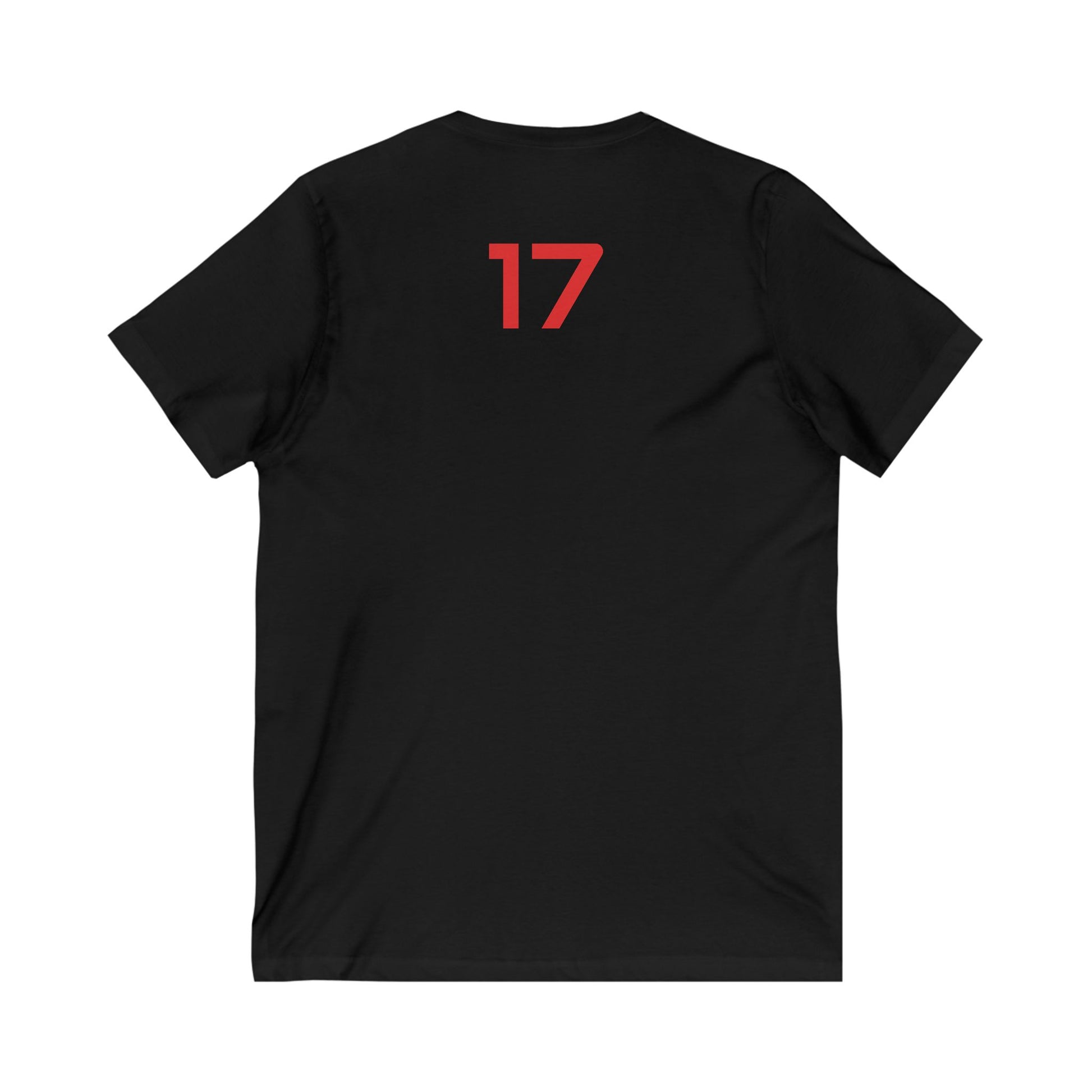 Copy of Female V-Neck Tee - Female Number 17 Buffalo Football Shirt Printify