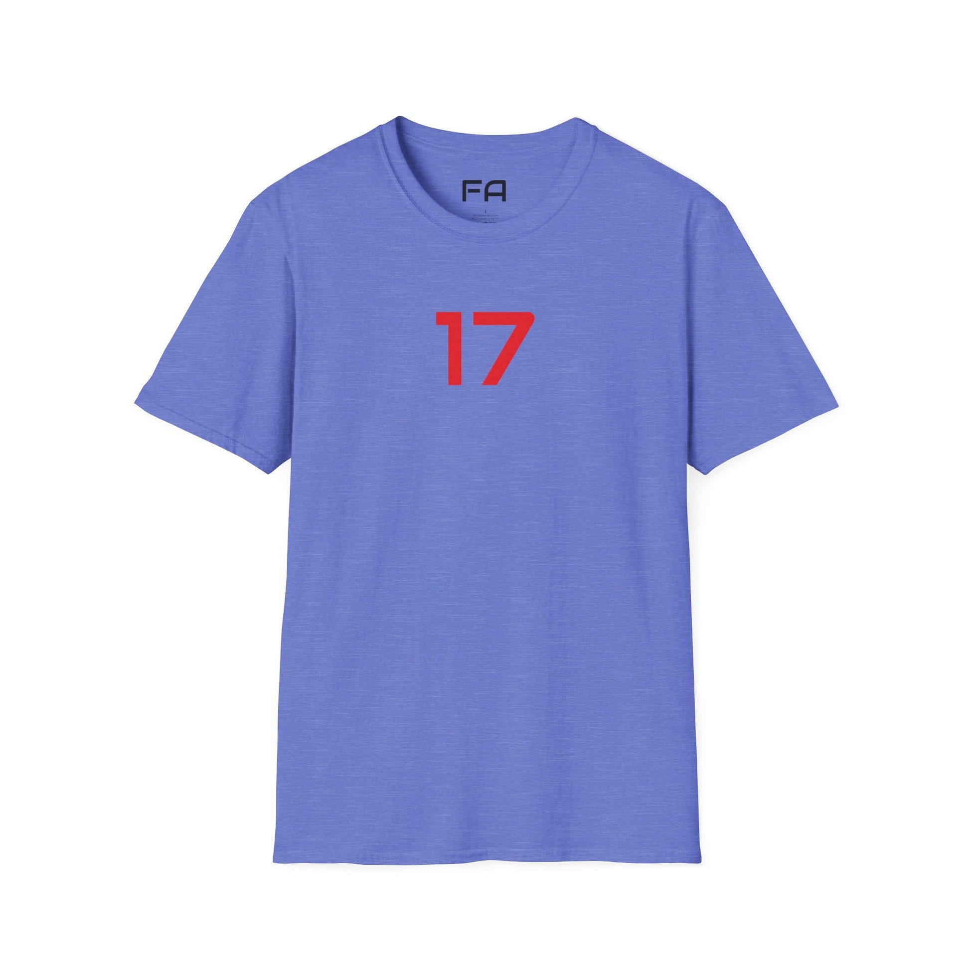 Buffalo Football Playoffs #17 Unisex Softstyle T-Shirt, Allen Number Shirt, Sports Fan Gift, Team Jersey Tee, Game Day Apparel Printify