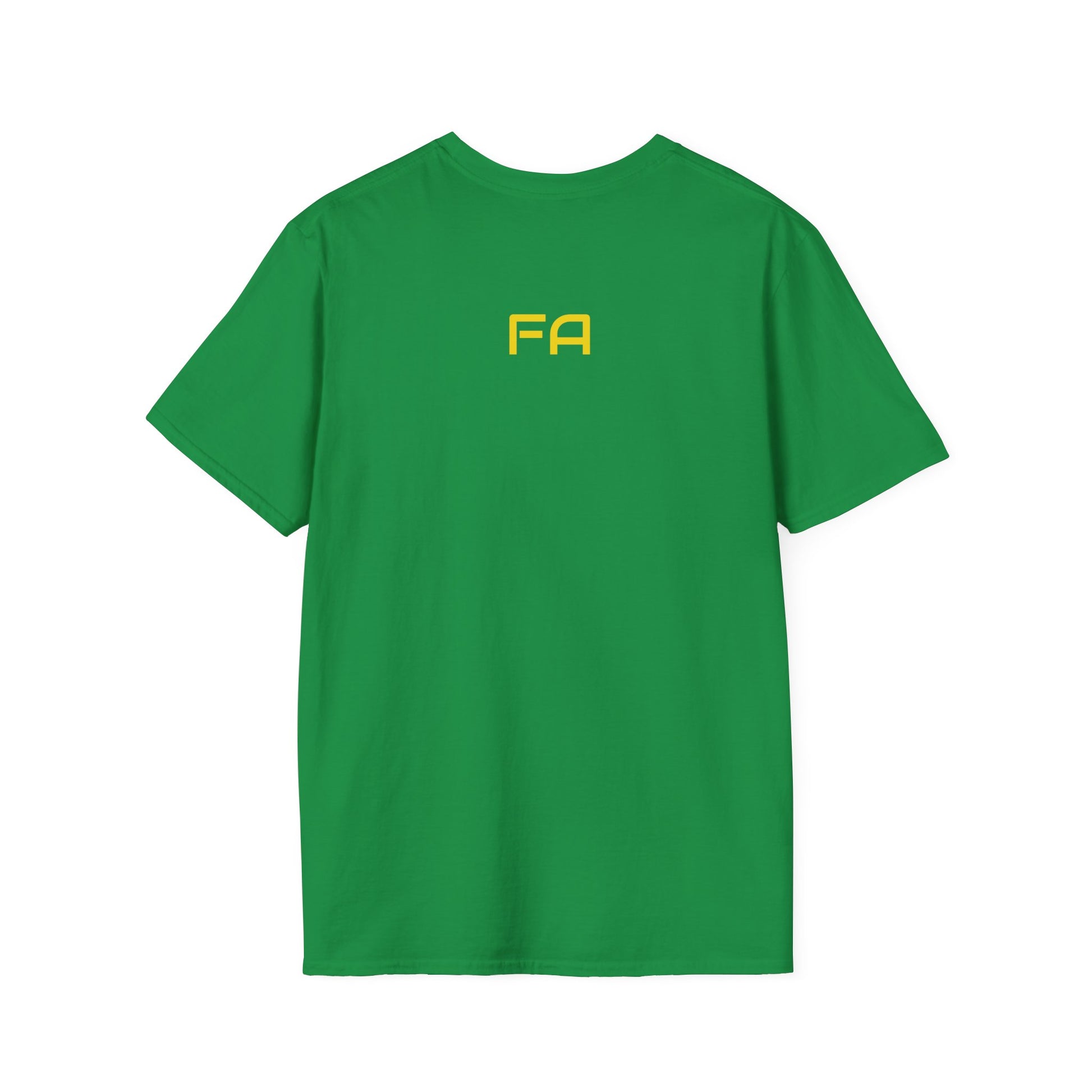 seven green and gold - 2 the Point T's  -  by FletchAnswers.com Printify