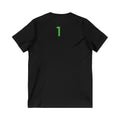 Female V-Neck Tee - Female Number 1 Philadelphia White and Green Football Shirt Printify