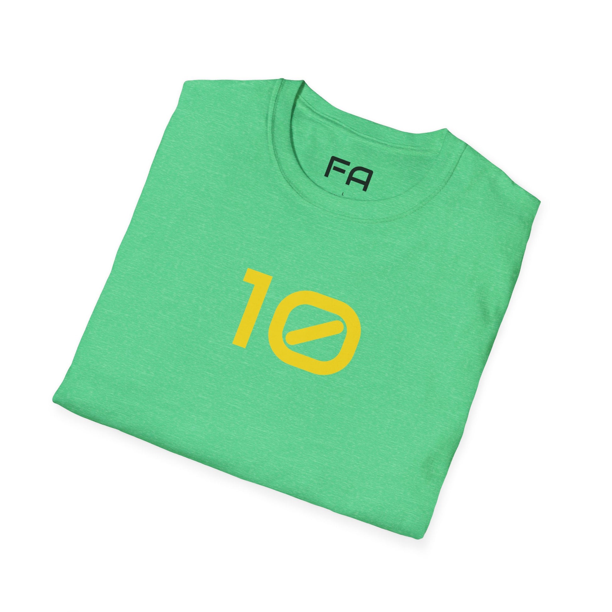 Green Bay Football #10 Unisex Softstyle T-Shirt, Packers Fan Tee, Sports Lover Gift, Football Jersey Shirt Printify