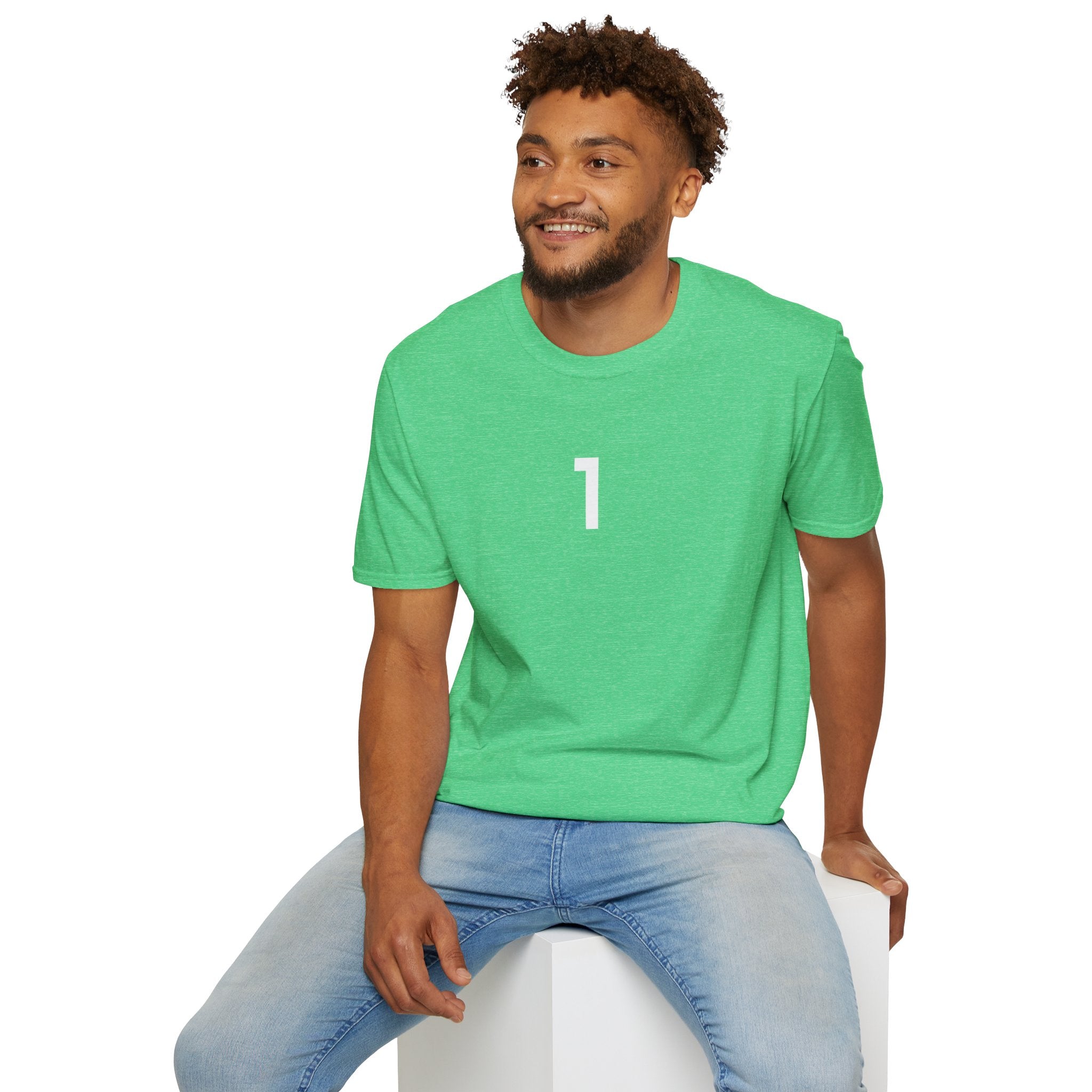 1 Hurts - Green and white - 2 the Point T's  -  by FletchAnswers.com Printifyslider_item_Enn3zD