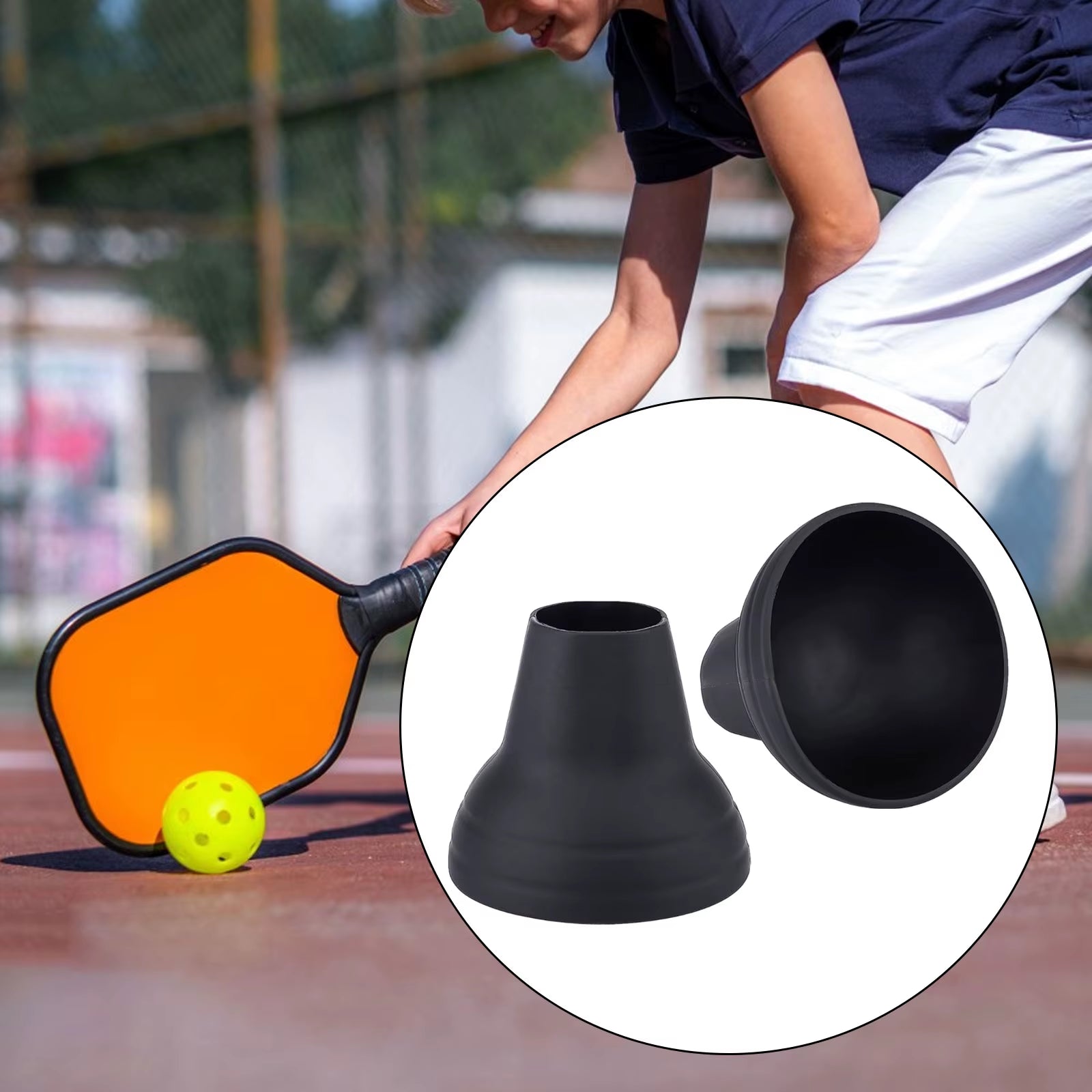 2X Pickleball Retriever Lightweight Pickleball Grabber Fits Standard Paddles Sports Professional Pick up Pickleball Balls