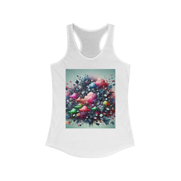 Abstract Women's Racerback Tank Top