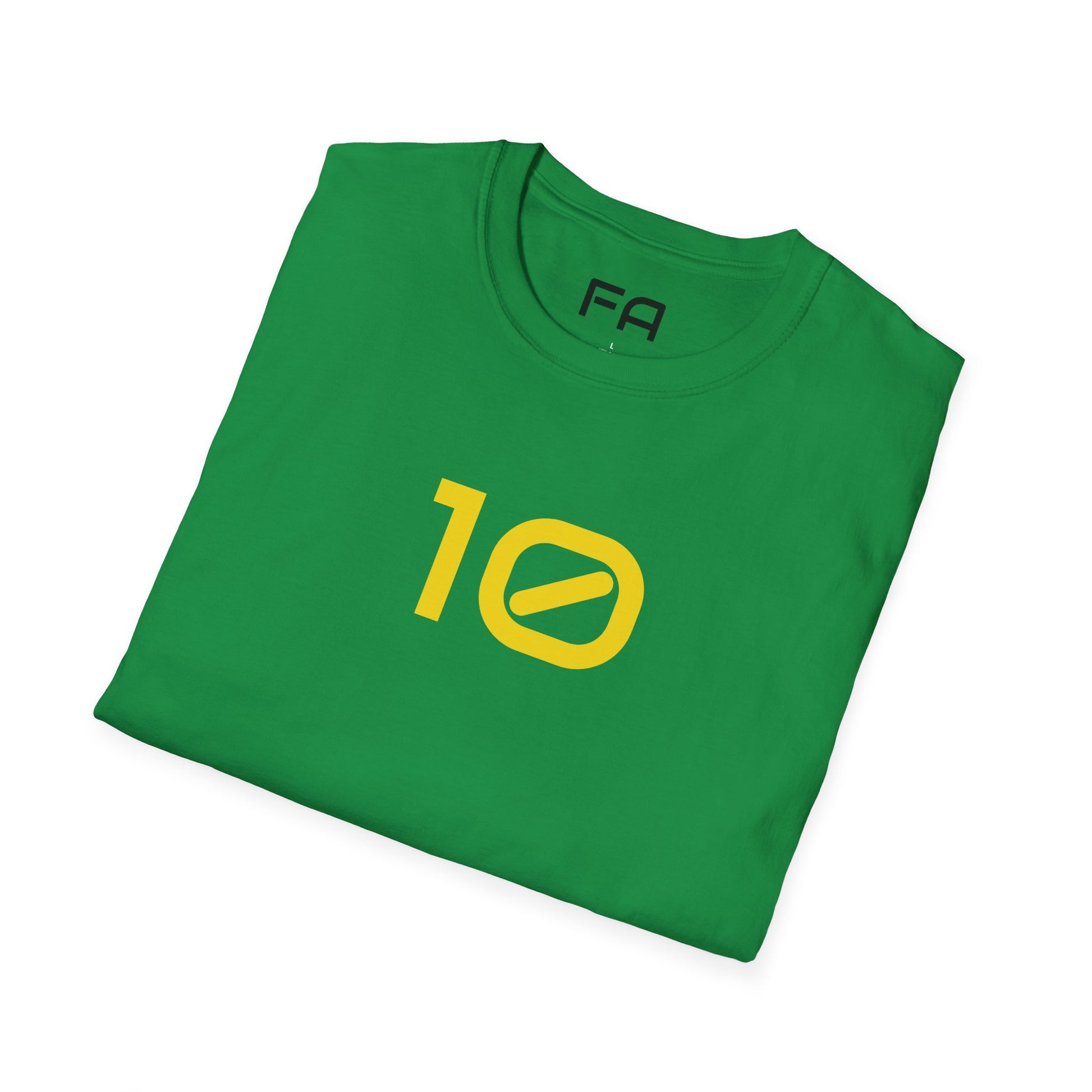 Green Bay Football #10 Unisex Softstyle T-Shirt, Packers Fan Tee, Sports Lover Gift, Football Jersey Shirt Printify