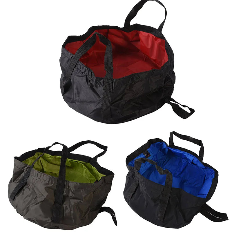 Outdoor Survival Survival Folding Water Bag Camping Basin Survival Camping Equipment Travel Kit Ultra-light Portable 7-8.5L