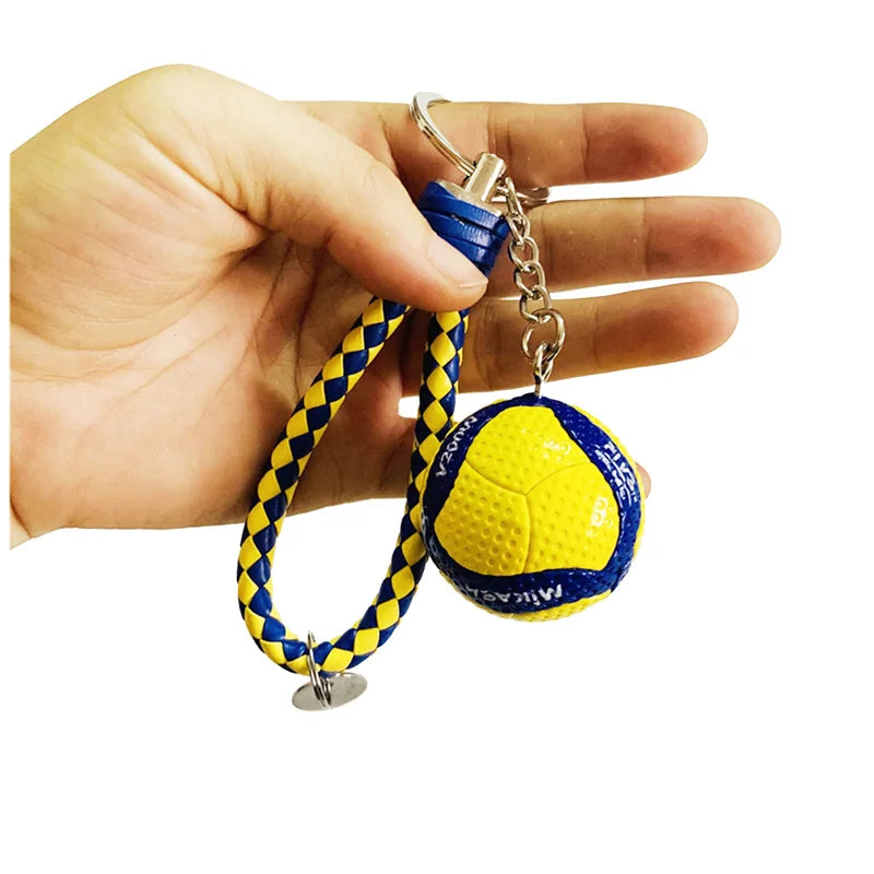 SOEZmm Volleyball Keychain SVK ,Bag Decorations ,Prize Gift for Volleyball Players Men Women Kids Students Athlete