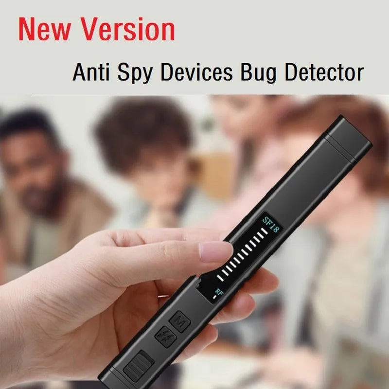 Spy Cam Pen Hidden Camera Detector 2021 Anti Spy Gadget Wireless RF Signal Finder Audio GSM Anti GPS Tracker Wiretapping Scanner