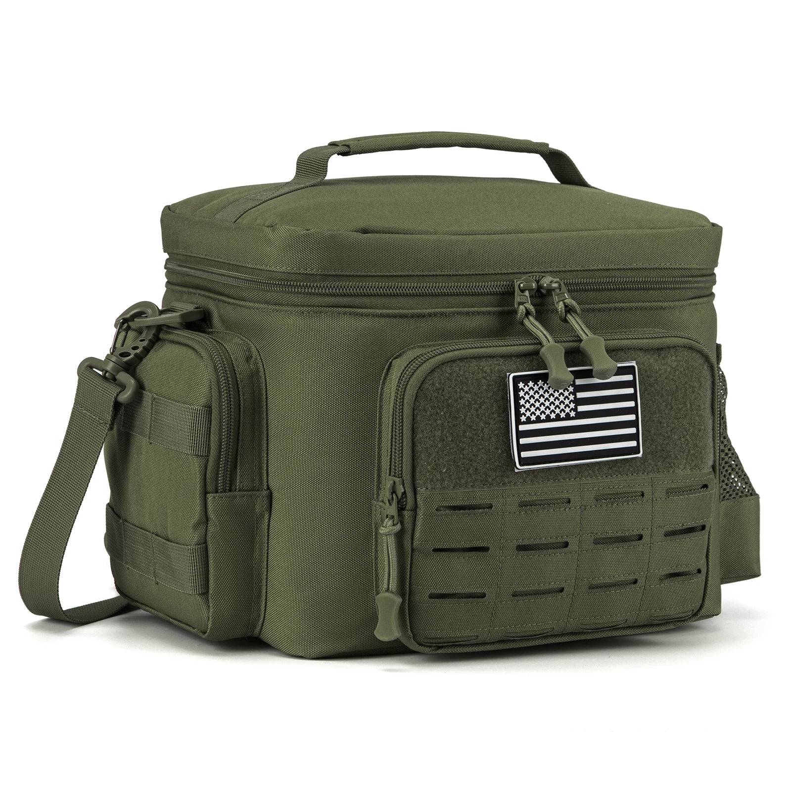 Tactical Lunch Box for Men Outdoor Heavy Duty Lunch Bag Work Leakproof Insulated Durable Thermal Cooler Bag Meal Camping Picnic