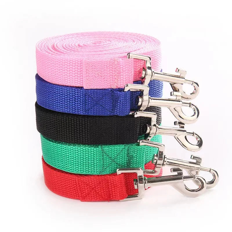 Pet Dog Leash Nylon Leash For Small Medium Dogs Cats Puppy Walking Running Leashes Lead Pet Supplies-1.5M 1.8M 3M 4.5M 6M Length