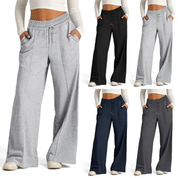 Yoga Straight Leg Sweatpant Straight Leg Women's Loose Tracksuit Pants Wide Leg Outdoor Gym Runing Casual Tracksuit Pants