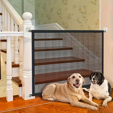 Foldable Dog Barrier Isolation Fence Foldable Indoor Dog Gate Puppy Safety Fence Dog Gate for The House Doorway Stairs