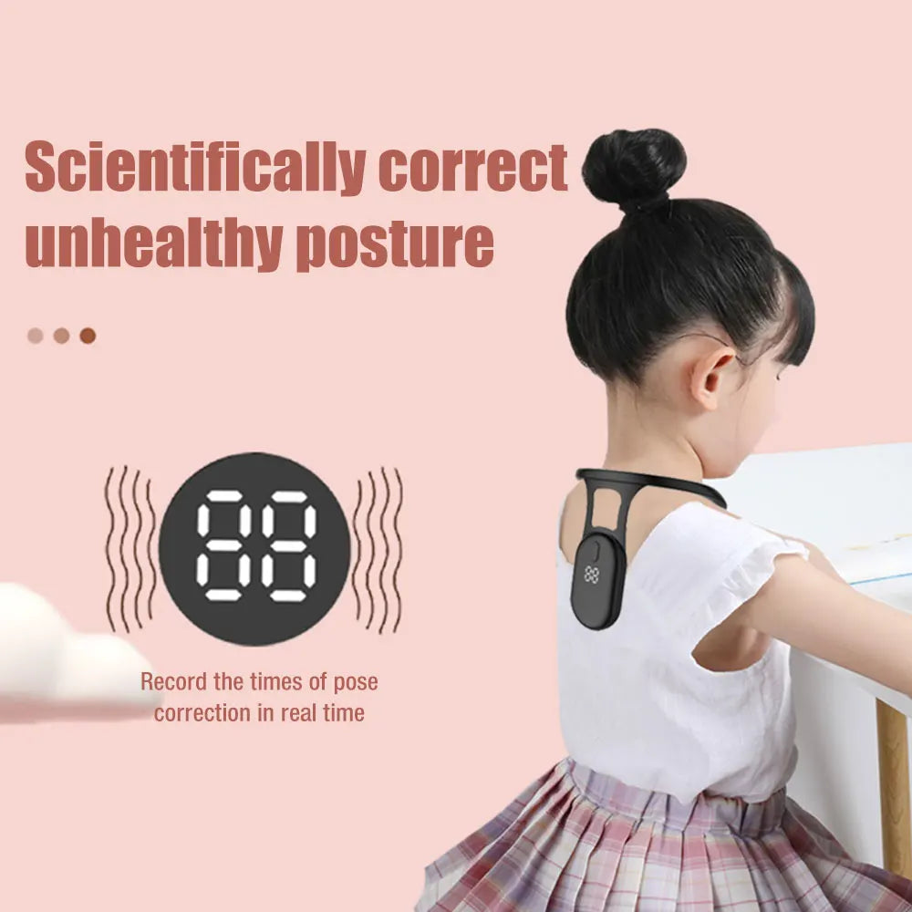 Smart Posture Corrector Scientific Sensor Realtime Orthosis Back Posture Correct Adult Kid Sitting Posture Hunchback Corrector