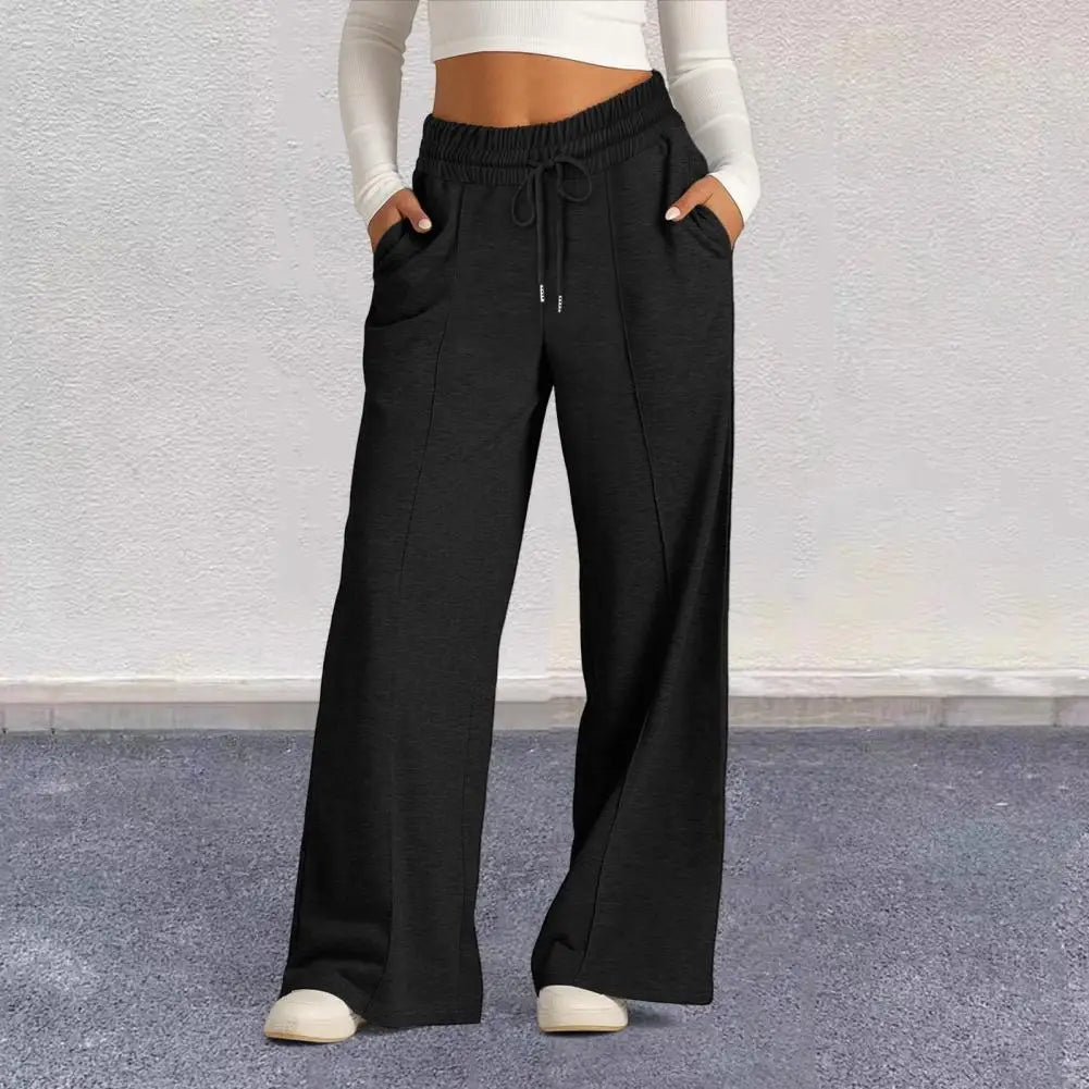 Yoga Straight Leg Sweatpant Straight Leg Women's Loose Tracksuit Pants Wide Leg Outdoor Gym Runing Casual Tracksuit Pants