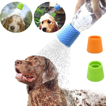 Pet Shower Silicone Pet Shower Head Outdoor Cat and Dog Shower Cleaning Supplies Portable Pet Shower Shower