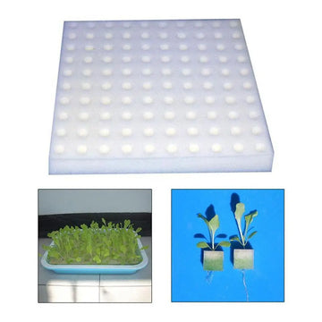 100Pcs/steet Soilless Hydroponic Seedling Sponges Nursery Pots Vegetable Planting Square Seedling Sponge Blocks Garden Accessori