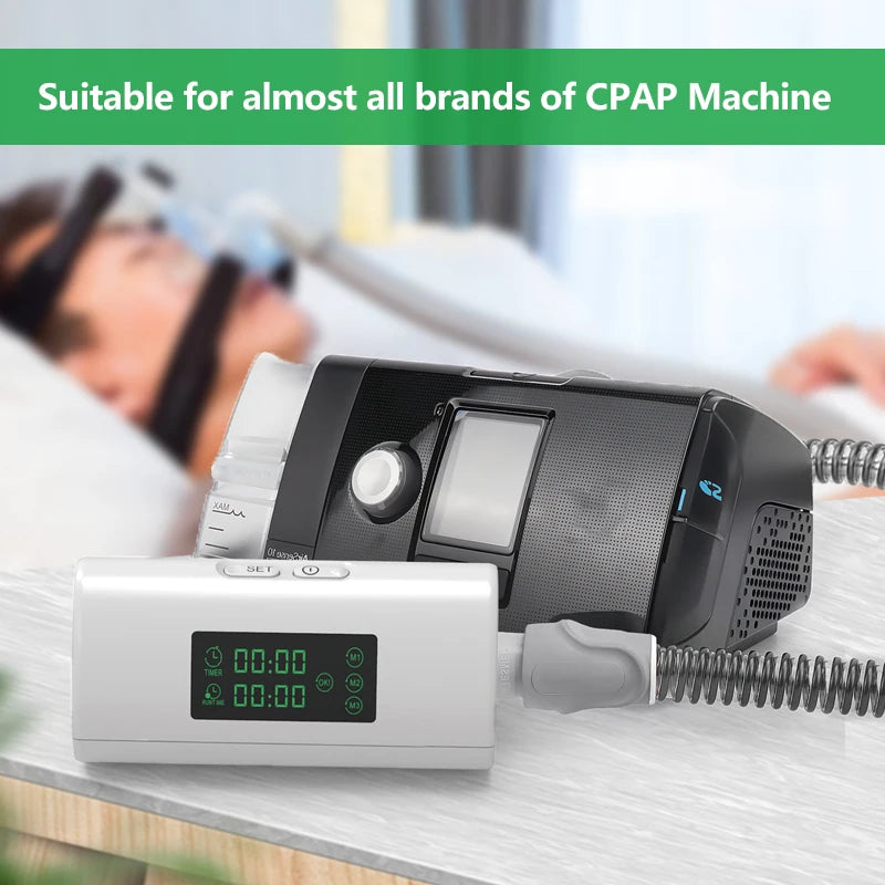 CPAP Cleaner Respirator Sterilizer Breathing Machine Disinfector Ozone Sterilization Tubing Cleaning for Air Purifier Device