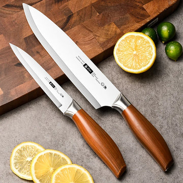 Seiko stainless steel blade, kitchen chef imitation wood handle, household sharp fruit knife and fish cutting knife