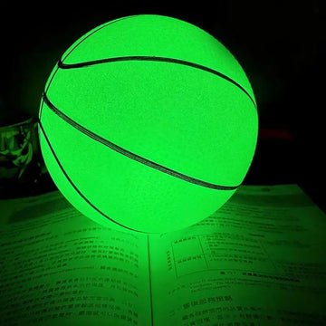 Light Up Basketball Glowing Luminous Ball Reusable Strong Grip Light Up Basket Ball For Indoor And Outdoor Play Games