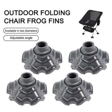 1/4pcs Camping Chair Frog Flippers Adjustable Angle Camping Stool Foot Protectors Wear-resistant Lightweight for Travel Hiking