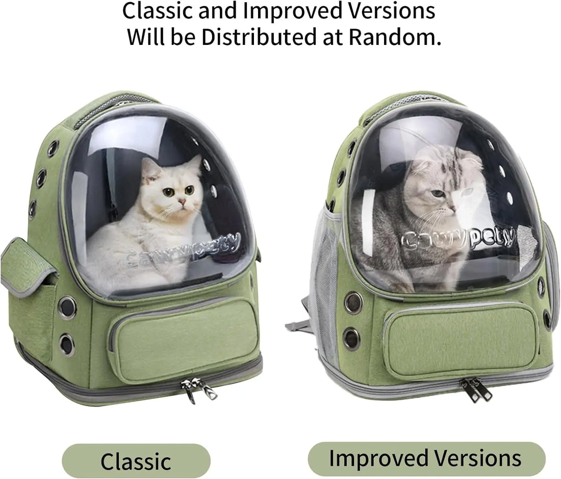 Transparent Folding Pet Carrier Backpack Travel Tote Cat Carrier Bag Outdoor Pet Shoulder bag Pet Dogs Cats Portable Bag