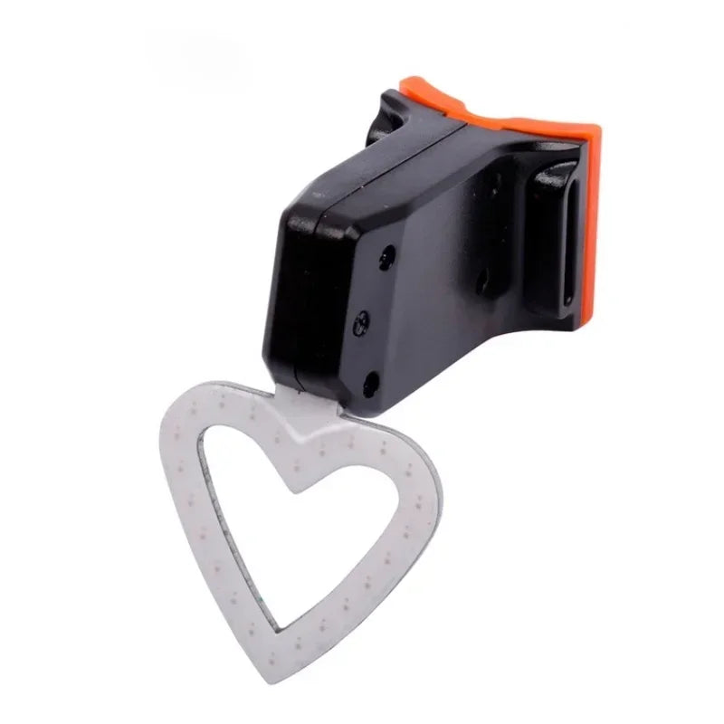 Bike Heart Shape Tail Light USB Rechargeable Mountain Bicycle Rear Lamp Waterproof MTB Taillight 5 Mode Cycling Night Safety