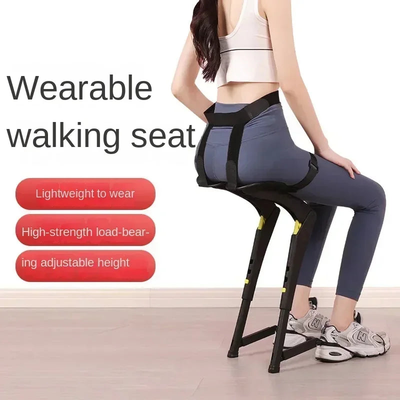 2022 New Exoskeleton Wearable Sports Lightweight Folding Chair Fishing Outdoor Portable Travel Multifunctional Seat Stool