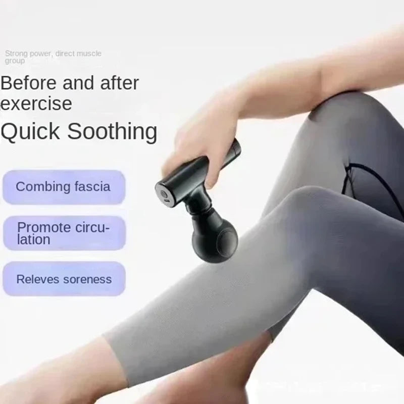 Xiaomi Portable Fascial Massage Gun Massager For Body Neck Back Deep Tissue Muscle Relaxation Pain Relief Tool Small Handheld