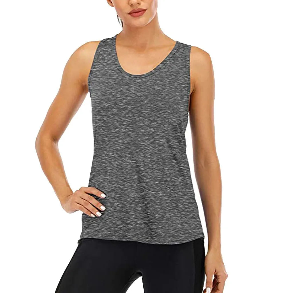 Women Running Shirts Sleeveless Gym Tank Tops Women's Sportswear Quick Dry Breathable Workout Tank Top Yoga Shirt