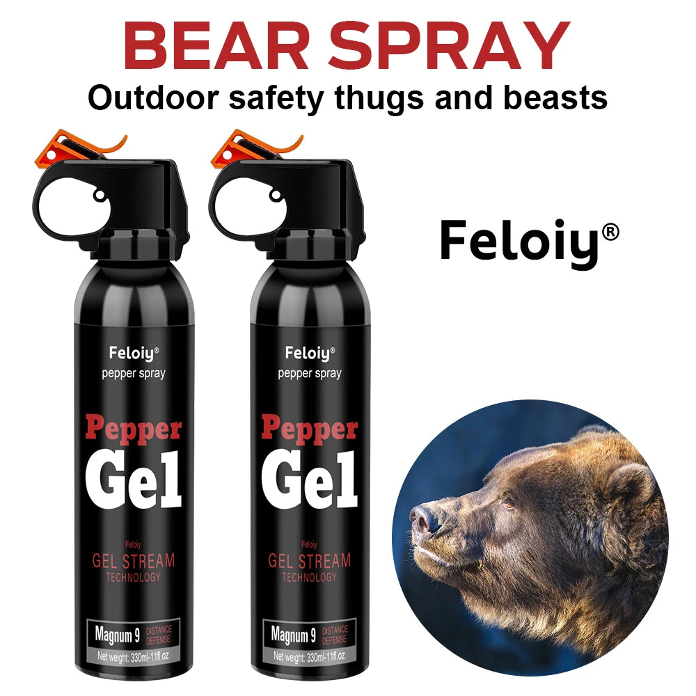 Defense Spray - Maximum Strength 2.0% Capsaicin, Protect Personal Safety, Suitable for Hiking, Mountaineering, and Traveling